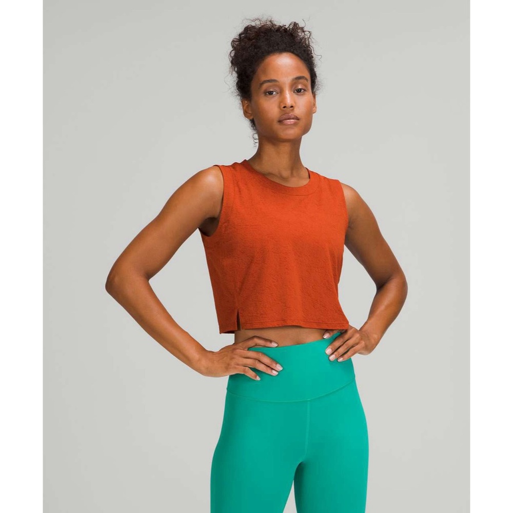 Lululemon Cropped Training Tank Top